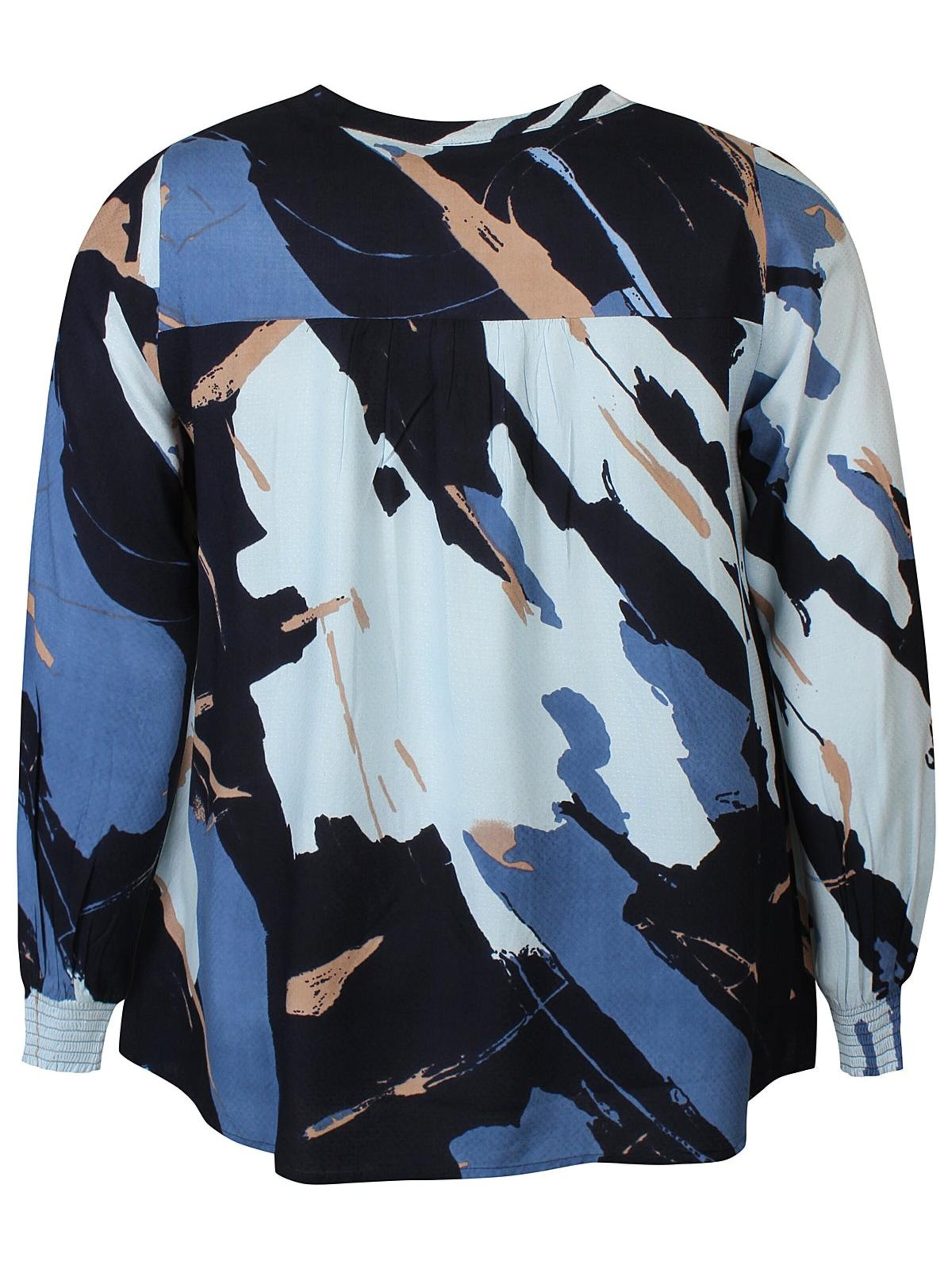 Zhenzi Blouse 'Anity 1205' in Blauw