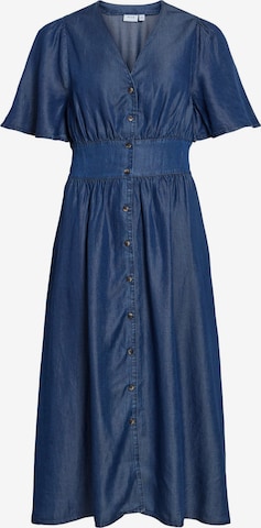 Robe-chemise 'VIMai' VILA en bleu : devant