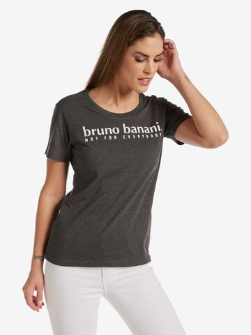BRUNO BANANI Shirt 'Avery' in Grijs: voorkant