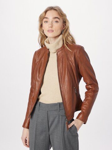 Gipsy Between-Season Jacket 'Meilin' in Brown: front