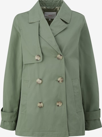 s.Oliver Between-Seasons Coat in Green: front