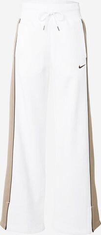 Nike Sportswear Trousers 'FLC PHX' in White: front