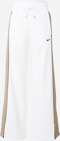 Nike Sportswear Broek 'FLC PHX' in Wit: voorkant