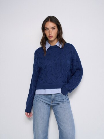 Salsa Jeans Pullover in Blau: Vorderseite