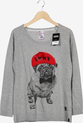 Frieda & Freddies NY Pullover L in Grau: Vorderseite