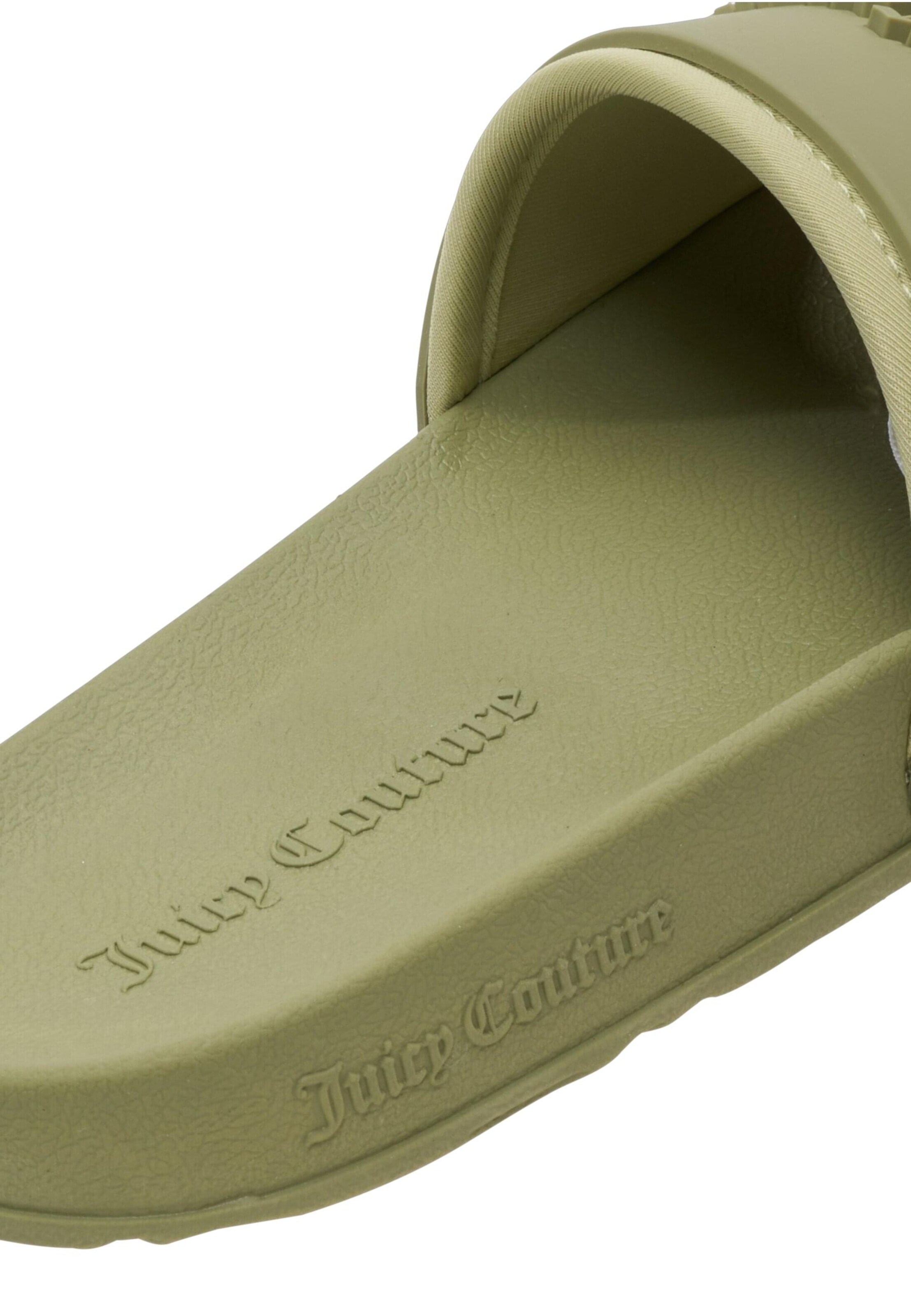 Juicy Couture Pantofle 'Breanna Embrosse' – zelená