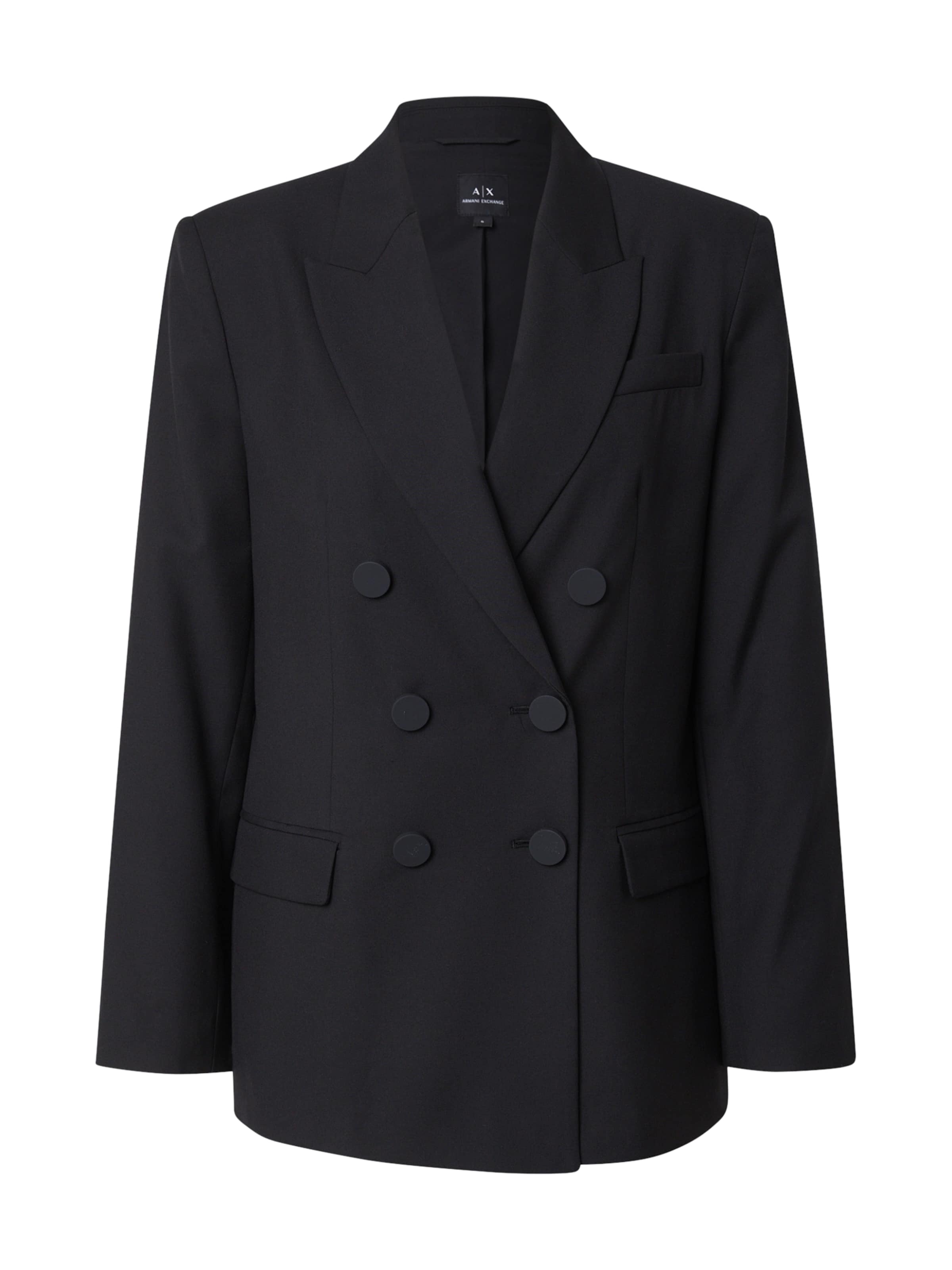 juoda ARMANI EXCHANGE Švarkas: priekis