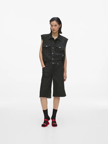 juoda KARL LAGERFELD JEANS Laisvas Džinsai: priekis