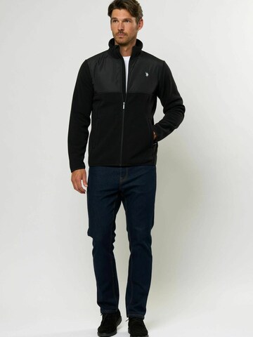 U.S. POLO ASSN. Átmeneti dzseki 'UMBent' - fekete