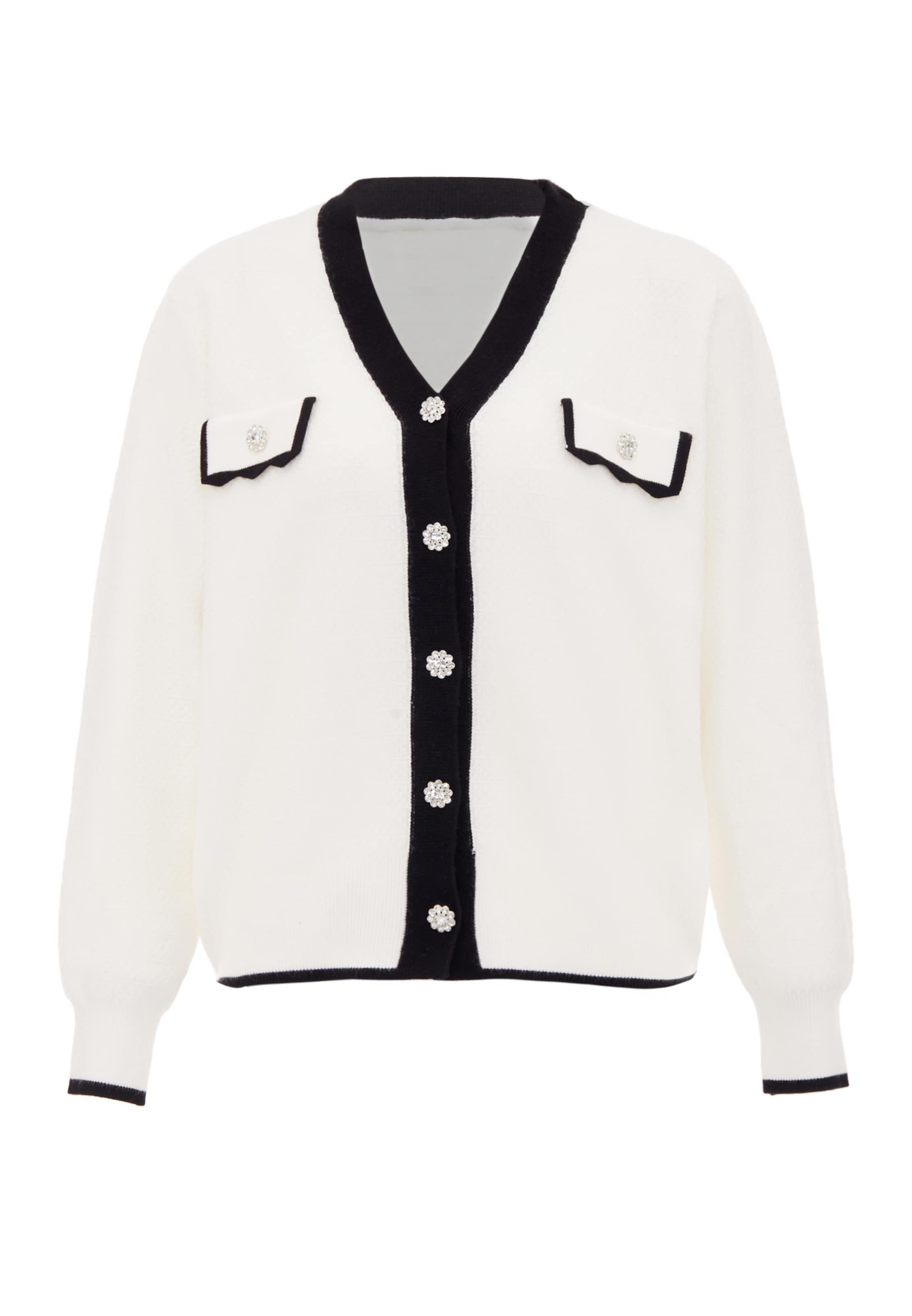 CHANI Вязаная кофта в Белый: спереди