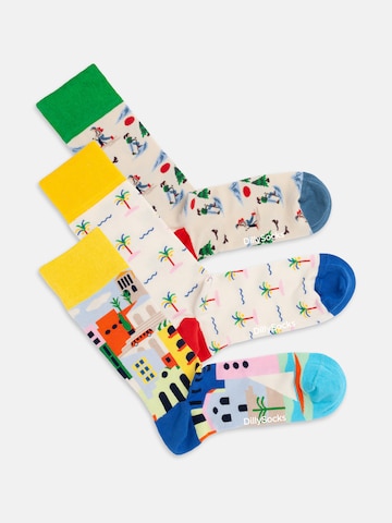 DillySocks Sokken 'Vacation Mode On' in Gemengde kleuren
