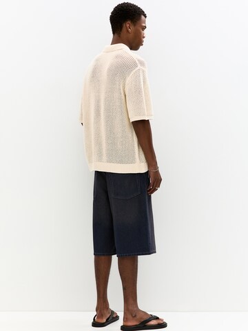 Pull&Bear Тениска в бяло