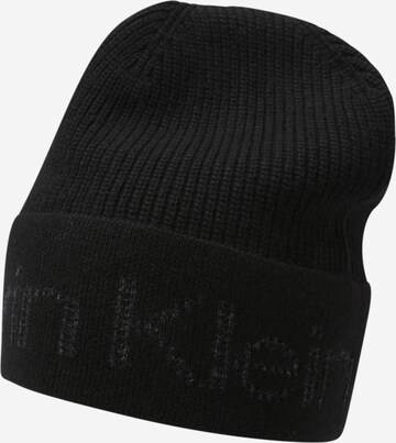 Bonnet Calvin Klein en noir : devant