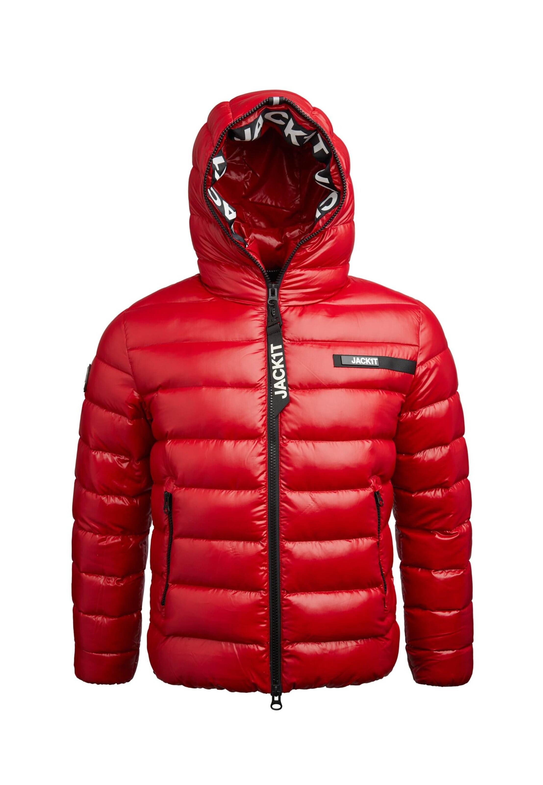 Veste d’hiver 'R3D' JACK1T en rouge : devant