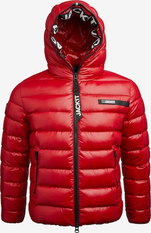 JACK1T Winter jacket 'R3D' in Red: front