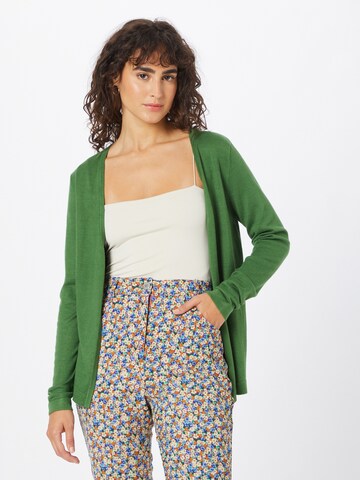 Kaffe Knit Cardigan 'Fenia Astrid' in Green: front