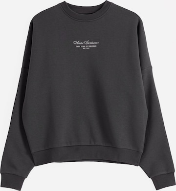 Sweat-shirt 'Script' Aim'n en gris : devant