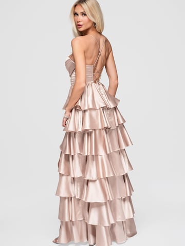 Ombre Evening dress in Gold