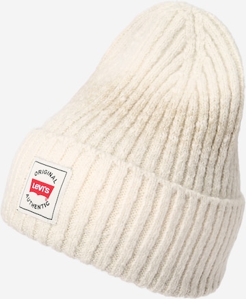 LEVI'S ® - Gorros 'HOLIDAY BATWING' em branco: frente