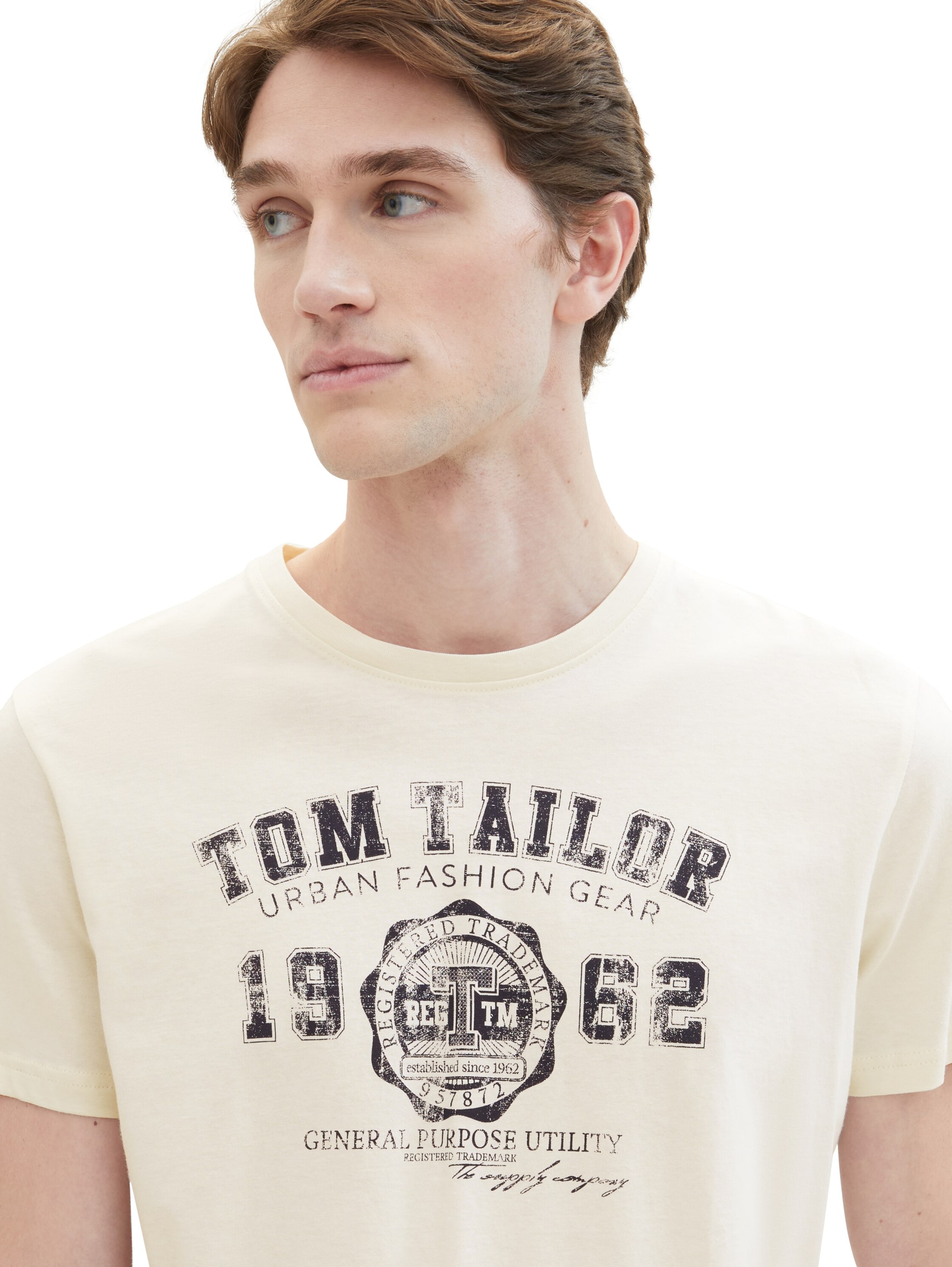 T-Shirt TOM TAILOR en beige