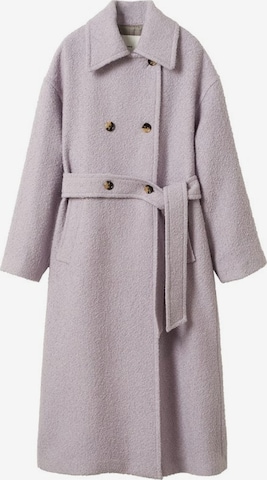 MANGO Between-Seasons Coat 'Dingdong' in Purple: front