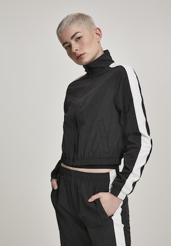 Urban Classics Between-season jacket in Black: front