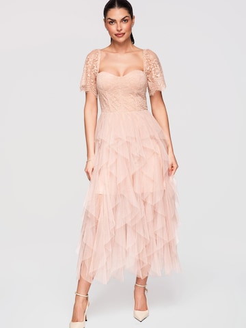 Ombre Evening dress in Pink