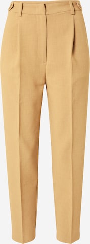 Guido Maria Kretschmer Collection Trousers with creases 'Thora' in Beige: front