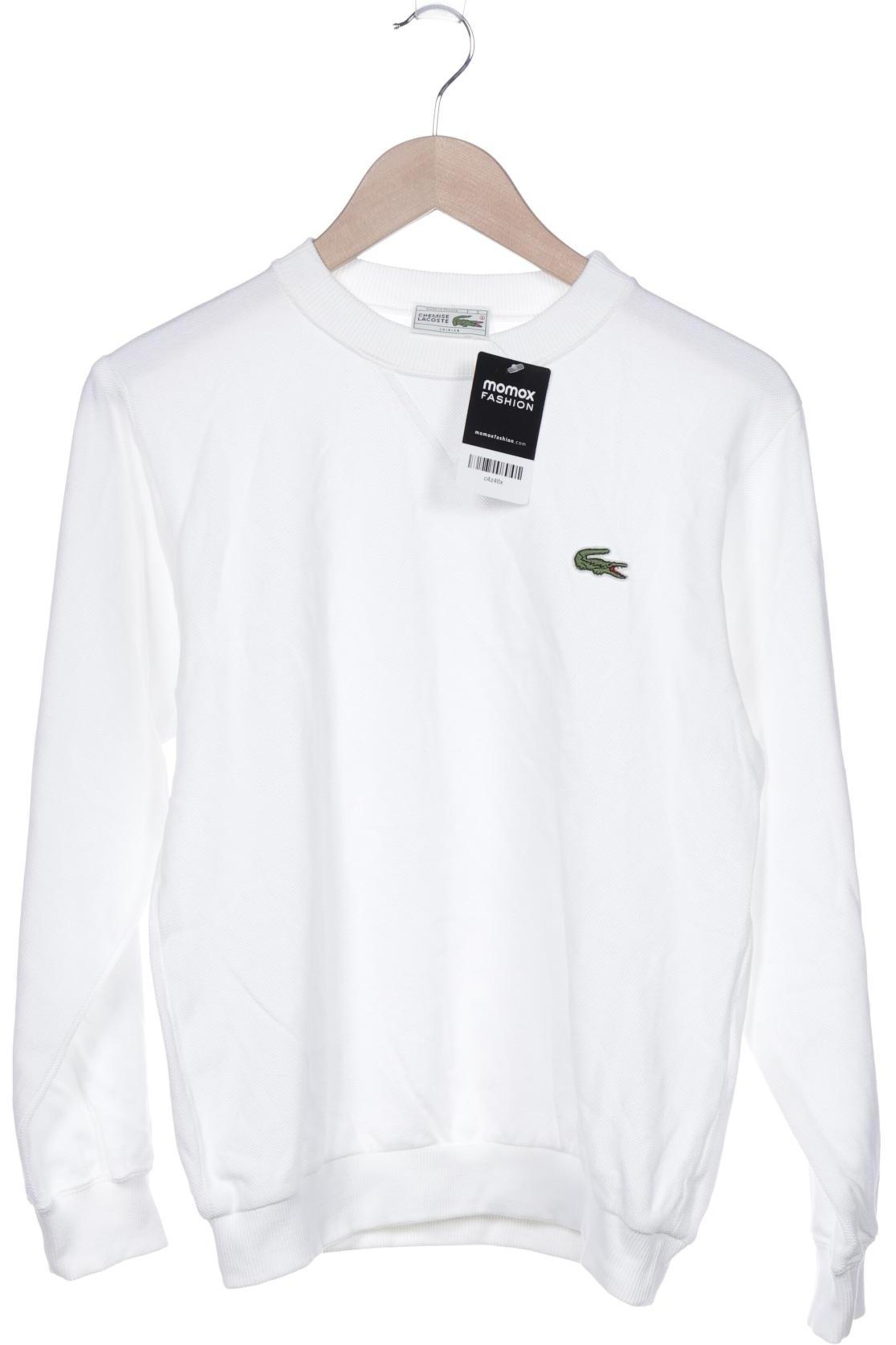 LACOSTE Sweater S in Weiß: Vorderseite