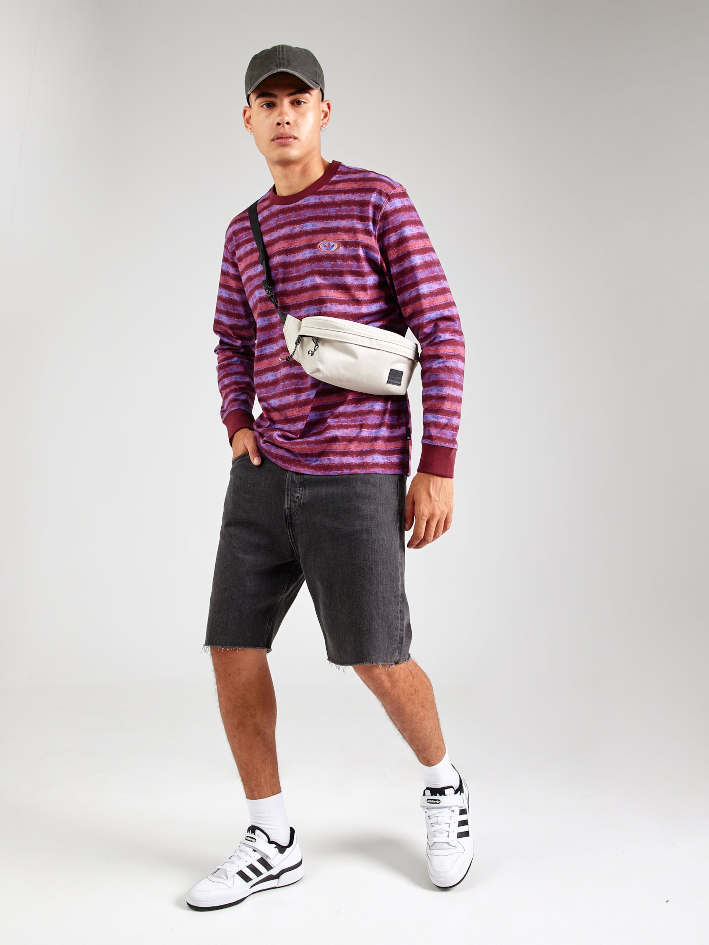Adidas originals t shirt bordeaux online