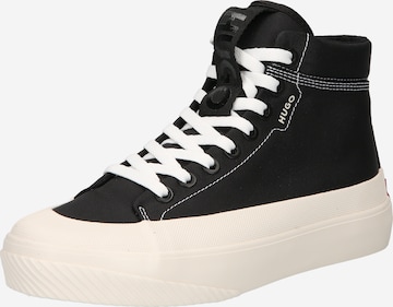 HUGO High-Top Sneakers 'Dyer' in Black: front