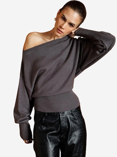 MixRay Pullover 'Pullover' em S-L em cinzento escuro, Vista do artigo