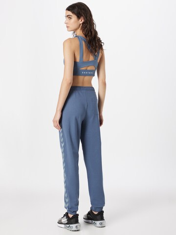 Hummel Tapered Workout Pants 'Move' in Blue