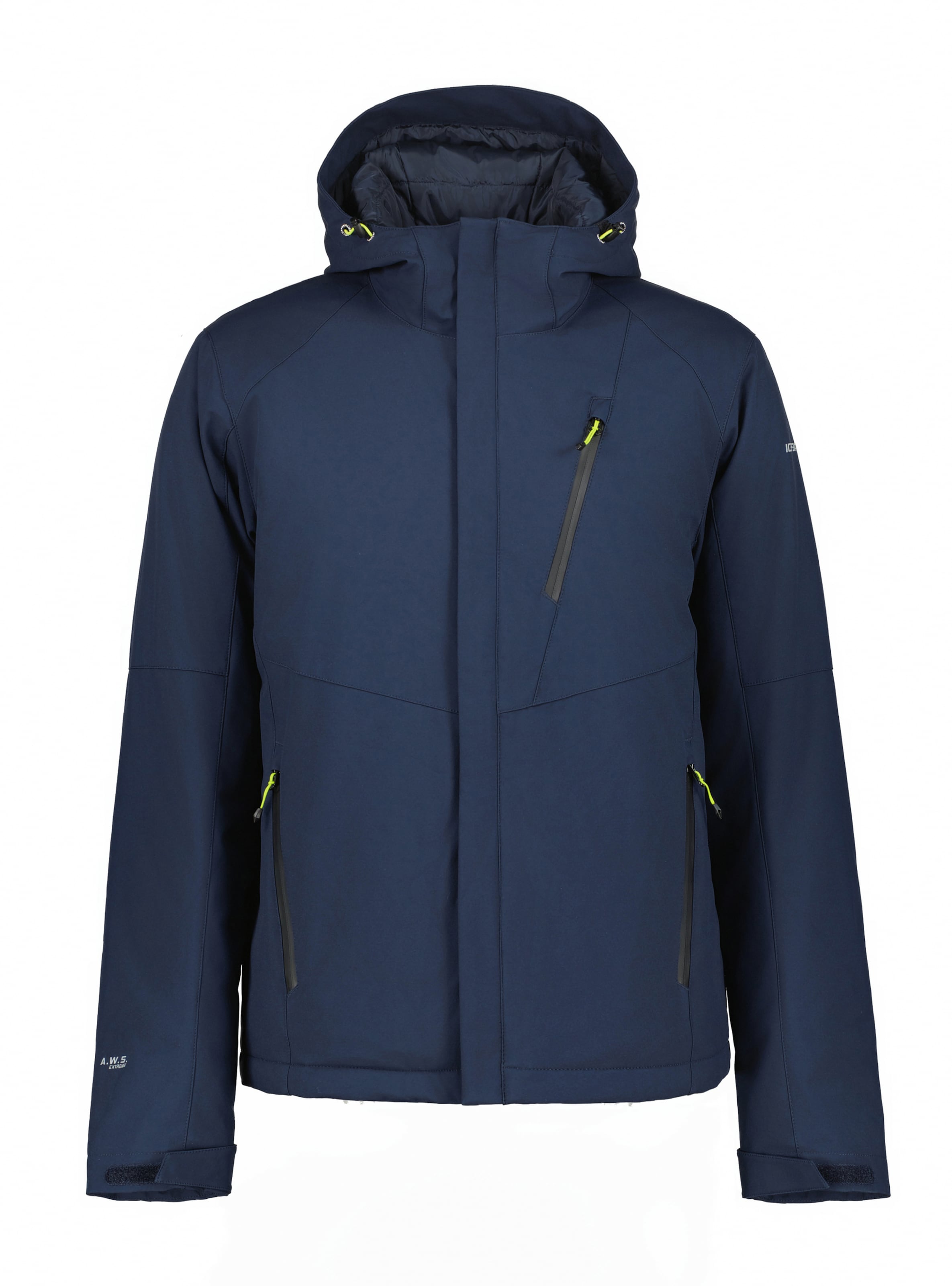 ICEPEAK Jacke 'BARAGA' in Blau: Vorderseite