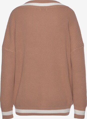 LASCANA Pullover in Beige