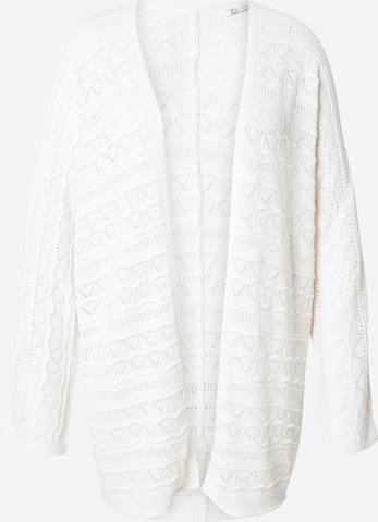 Z-One Neuletakki värissä valkoinen: etupuoli