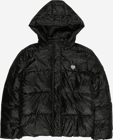 GUESS Winter Jacket in Black: front