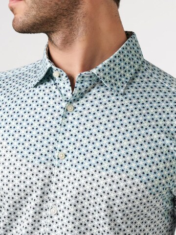 DESOTO Slim fit Button Up Shirt in Blue