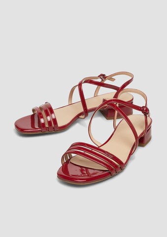 s.Oliver Strap sandal in Red