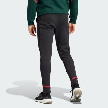 ADIDAS SPORTSWEAR Tapered Sportbroek 'Manchester United Designed for Gameday' in Zwart