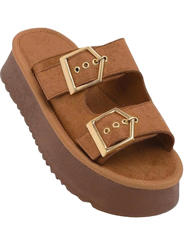 Limoya Mules 'Jenet' in Brown: front