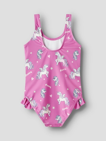 NAME IT Бански костюм 'NMFZENIA' в розово