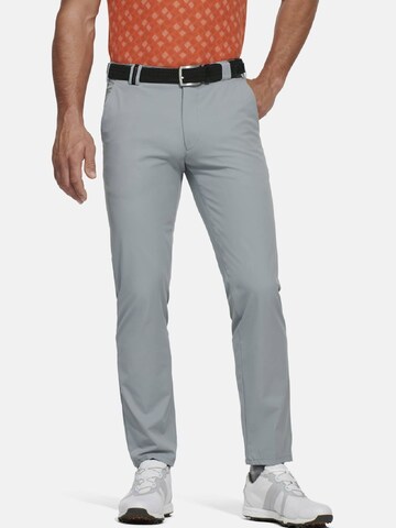 MEYER Slim fit Chino trousers 'Augusta' in Grey: front