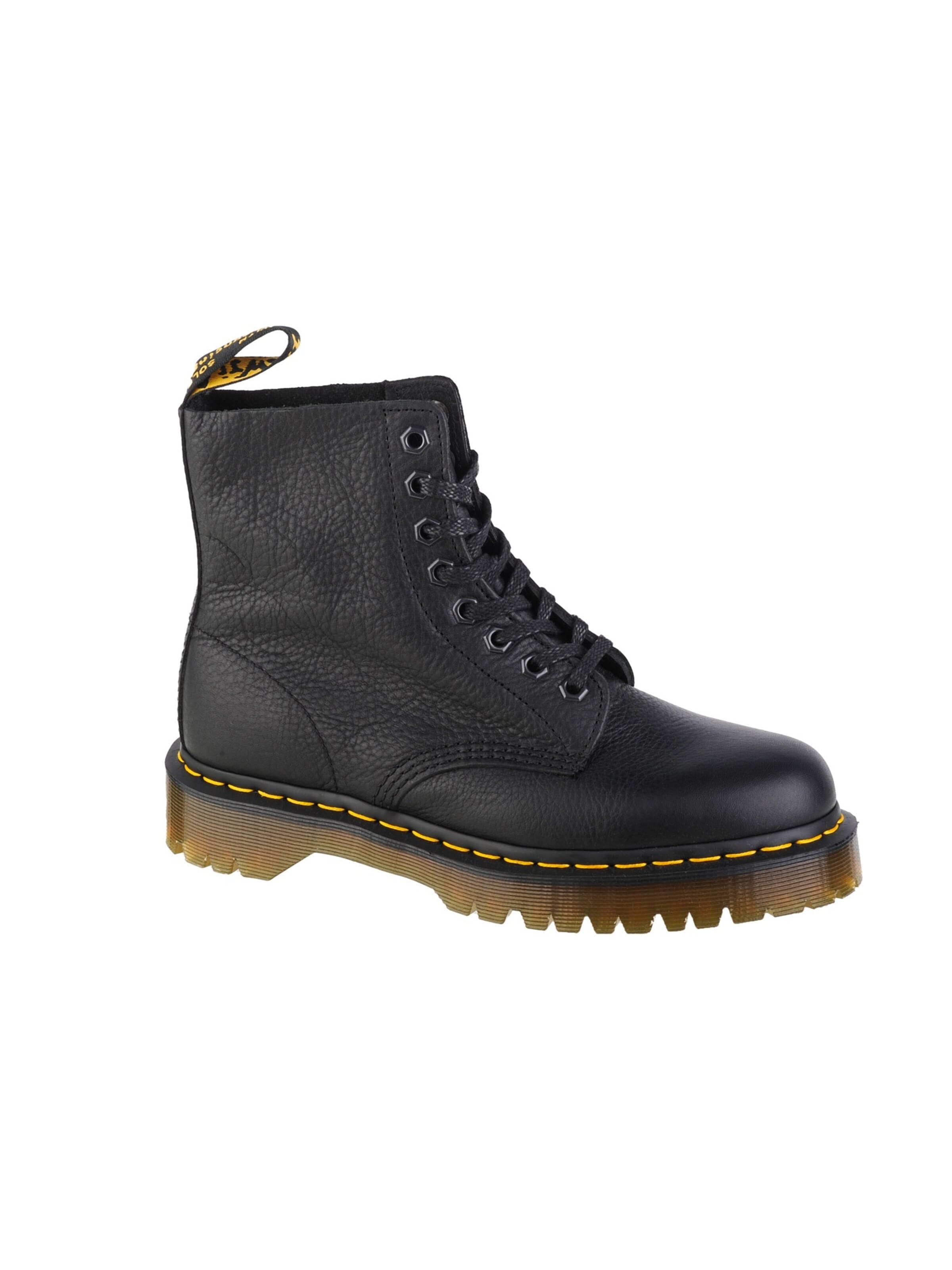Dr. Martens Enkellaarsje 'Dr. Martens 1460' in Zwart: voorkant