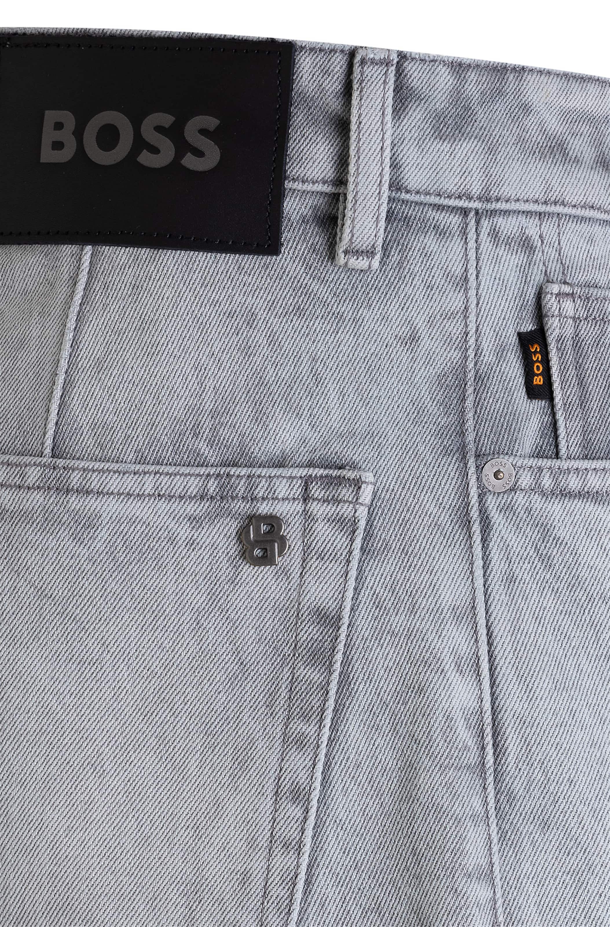 BOSS Loose fit Jeans ' Atacama' in Grey