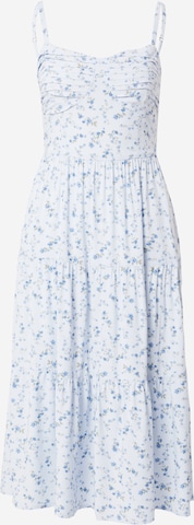 HOLLISTER Letní šaty 'EMEA' – modrá: přední strana