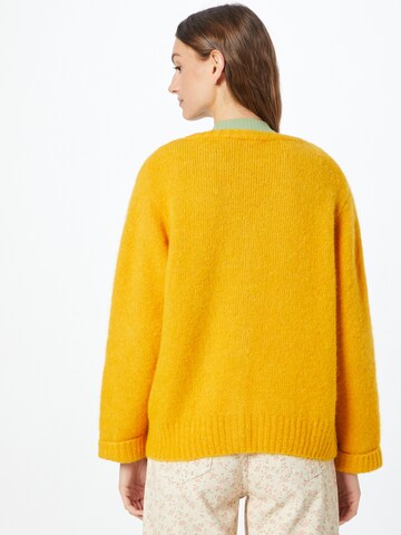 AMERICAN VINTAGE Knit Cardigan 'EAST' in Orange