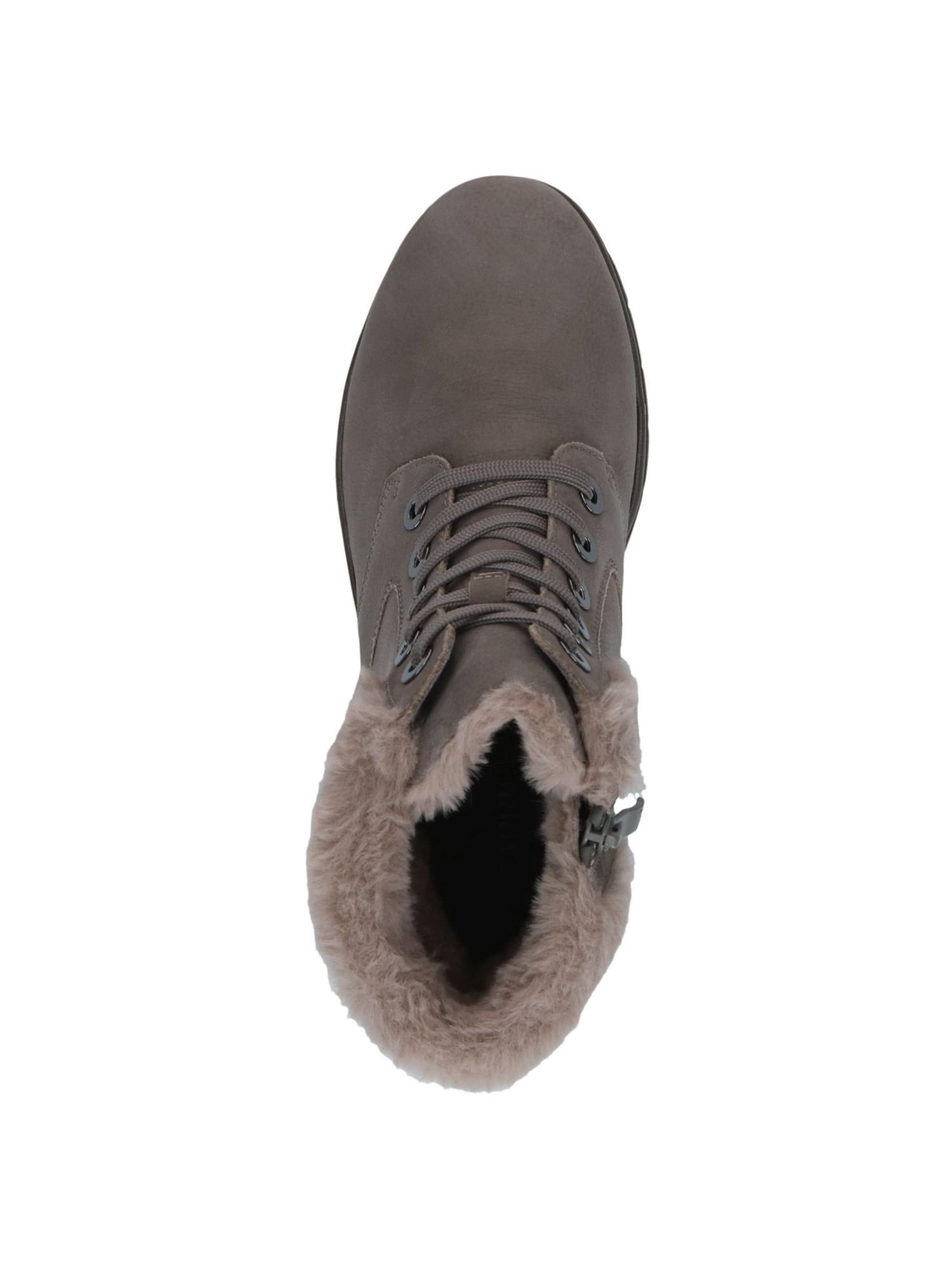 CAPRICE Schnürstiefelette in Beige