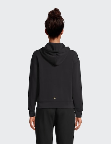 VENICE BEACH Zip-Up Hoodie in Black