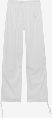 Pull&Bear Kalhoty – bílá: přední strana